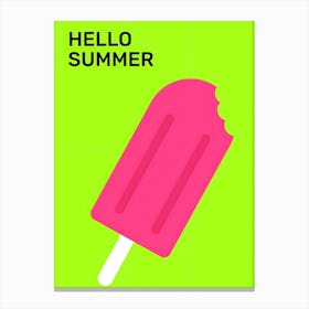 Hello Summer 4 Canvas Print