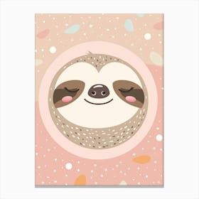 Cute Sloth 1 Canvas Print