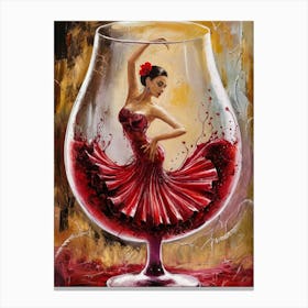 Flamenco Dancer Canvas Print