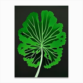Parsley Leaf Vibrant Inspired 1 Canvas Print