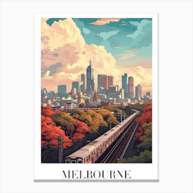 Melbourne Cityscape Canvas Print