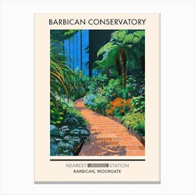 Barbican Conservatory London Parks Garden 2 Canvas Print