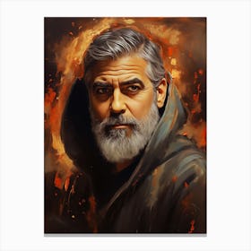 George Clooney (2) Canvas Print