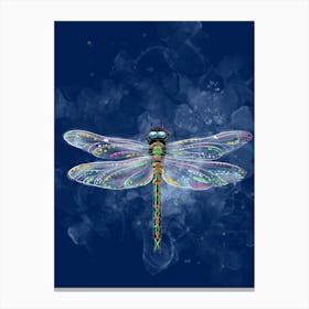 Dragonfly Art Canvas Print