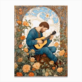 Man With A Guitar Canvas Print