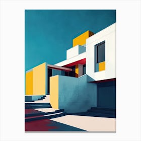 Modern Architecture Minimalist 8 Canvas Print
