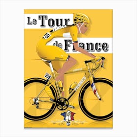 Tour De France Grand Cycling Tour Canvas Print