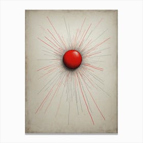 Red Ball Canvas Print