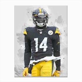 George Pickens Pittsburgh Steelers Canvas Print