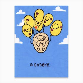 Goodbye dog Canvas Print