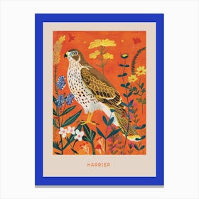 Spring Birds Poster Harrier 3 Canvas Print