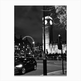 Big Ben At Night Canvas Print