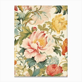 Floral Wallpaper 344 Canvas Print