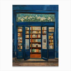 Warsaw Book Nook Bookshop 3 Canvas Print