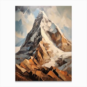 Kala Patthar Nepal 1 Mountain Painting Canvas Print