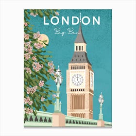 London Big Ben Art Print Canvas Print