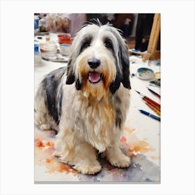 Bearded Collie Canvas Print