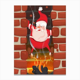 Christmas Santa Canvas Print