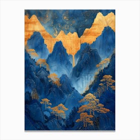 Asian Mountains 3 Canvas Print