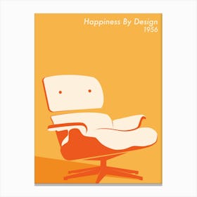 Happiness By Design Eames Chair Canvas Print