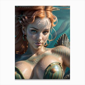 Mermaid-Reimagined 6 Canvas Print