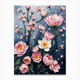 Peony Painting Canvas Print