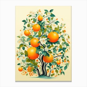 Orange Tree 4 Canvas Print