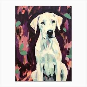 A Great Dane Dog Painting, Impressionist 3 Canvas Print