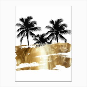 Palm Trees In The Sun 1 Canvas Print