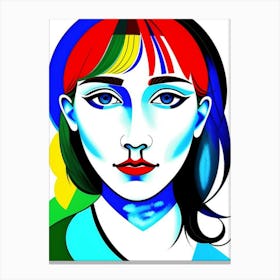 Portrait Of A Woman 9 Canvas Print