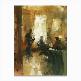 Saxophone Players 1 Canvas Print