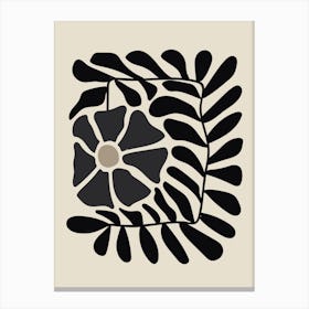 Flower In A Square Canvas Print