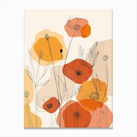 Poppies 107 Canvas Print