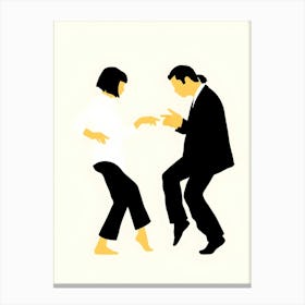 Man And Woman Dancing 1 Canvas Print