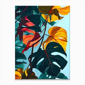 Tropical Leaves 25 Canvas Print