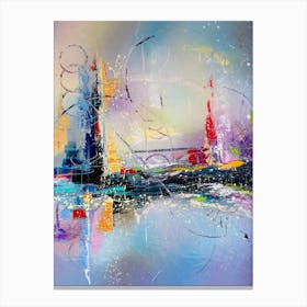 Caught In A Dream Abstract Art Painting Canvas Print