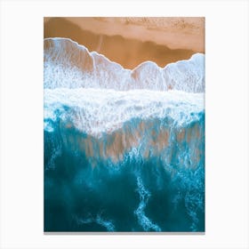 Aerial View Of The Ocean Canvas Print