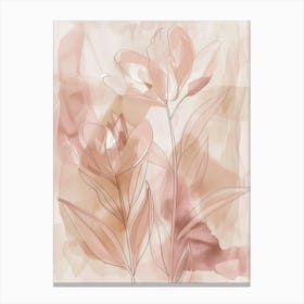 Watercolor Flowers 58 Canvas Print