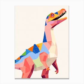 Nursery Dinosaur Art Allosaurus 3 Canvas Print