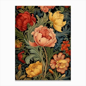 Floral Wallpaper 26 Canvas Print