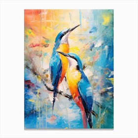 Birds Abstract 1 Canvas Print