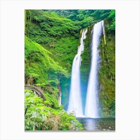 Shifen Waterfall, Taiwan Majestic, Beautiful & Classic (2) Canvas Print