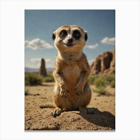 Meerkat 20 Canvas Print