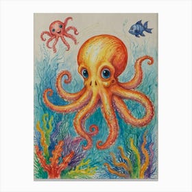 Octopus 56 Canvas Print