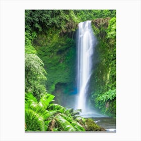 Nauyaca Waterfalls, Costa Rica Realistic Photograph (1) Canvas Print