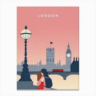 London Illustration Canvas Print