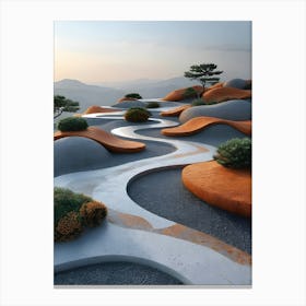 Yokohama Garden Canvas Print