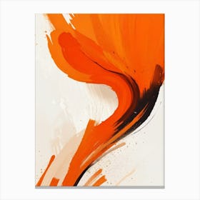 orange streak Canvas Print