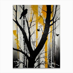 Crows In The Tree Stampe su tela