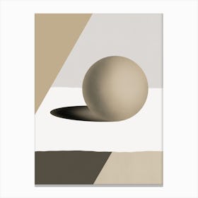 Sphere On A Table Canvas Print
